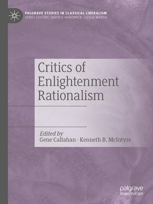 cover image of Critics of Enlightenment Rationalism